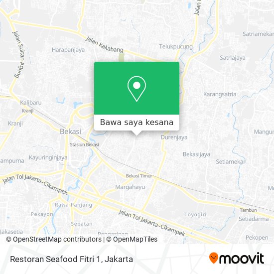 Peta Restoran Seafood Fitri 1