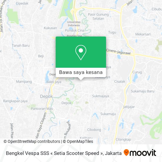 Peta Bengkel Vespa SSS « Setia Scooter Speed »