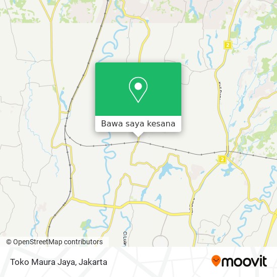Peta Toko Maura Jaya