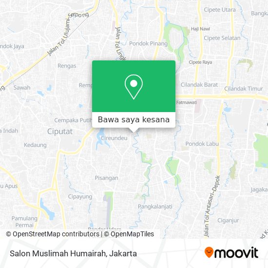 Peta Salon Muslimah Humairah