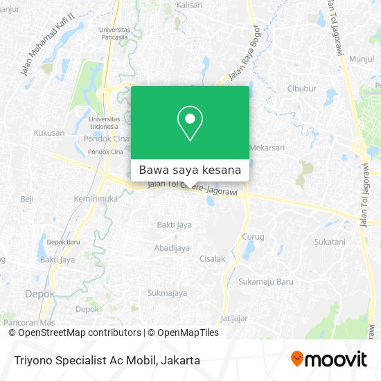 Peta Triyono Specialist Ac Mobil