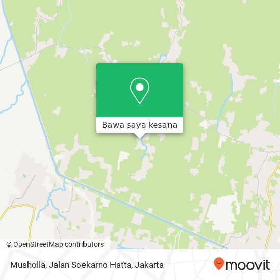 Peta Musholla, Jalan Soekarno Hatta