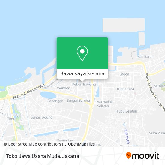 Peta Toko Jawa Usaha Muda