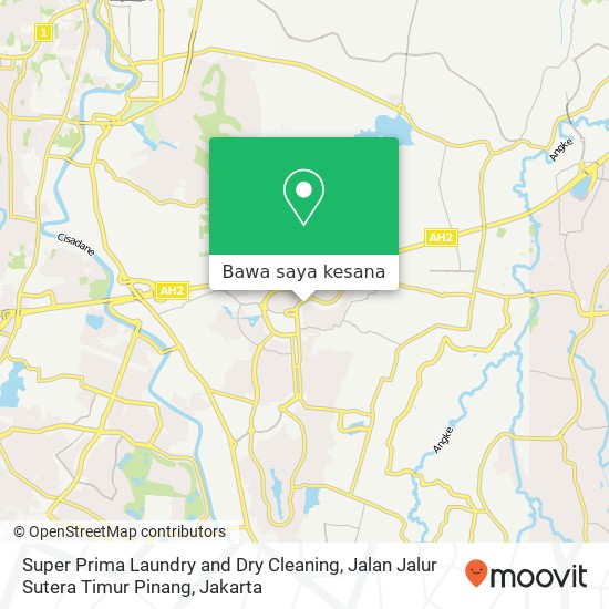 Peta Super Prima Laundry and Dry Cleaning, Jalan Jalur Sutera Timur Pinang