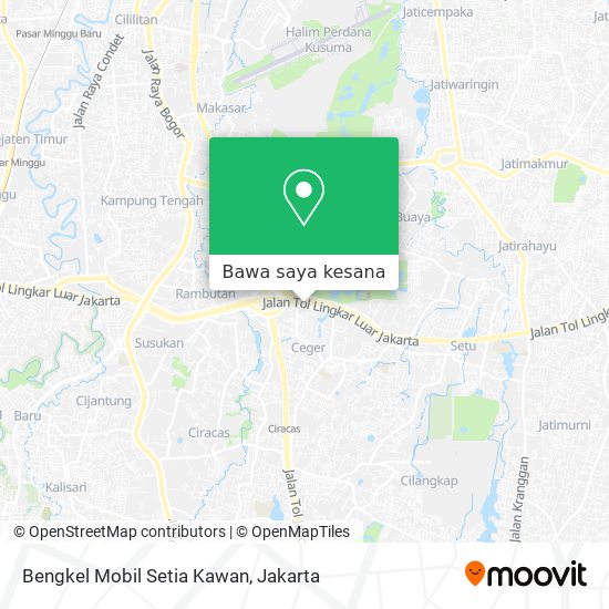 Peta Bengkel Mobil Setia Kawan