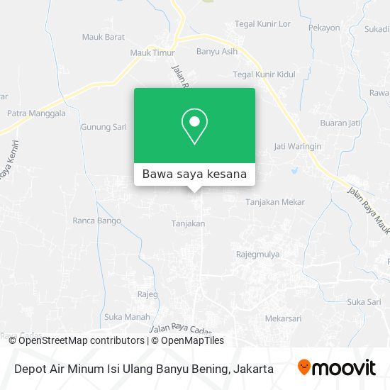 Peta Depot Air Minum Isi Ulang Banyu Bening
