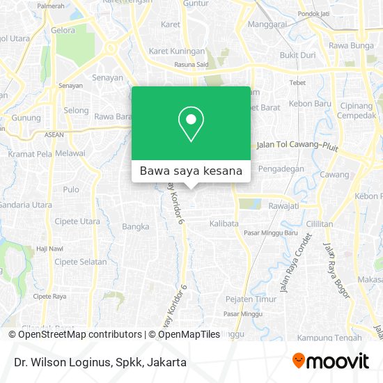 Peta Dr. Wilson Loginus, Spkk