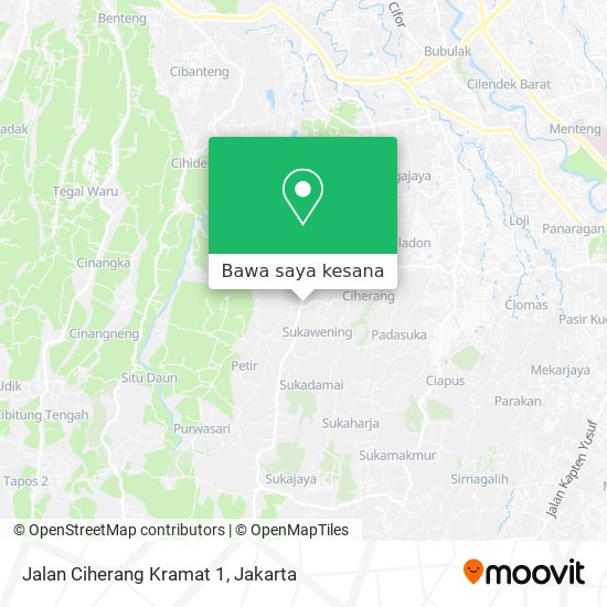 Peta Jalan Ciherang Kramat 1