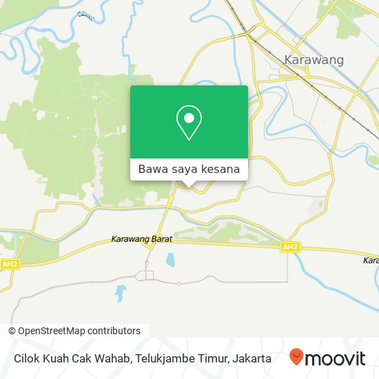 Peta Cilok Kuah Cak Wahab, Telukjambe Timur