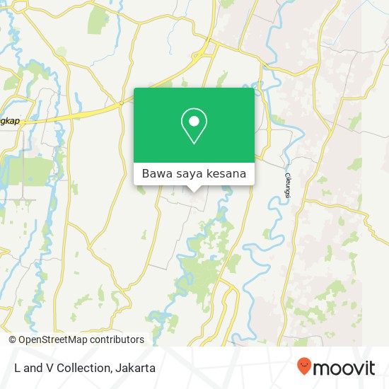 Peta L and V Collection, Jalan Indonesia Raya