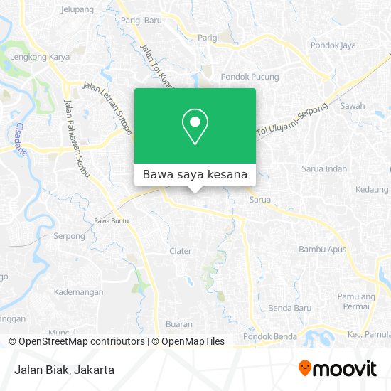 Peta Jalan Biak