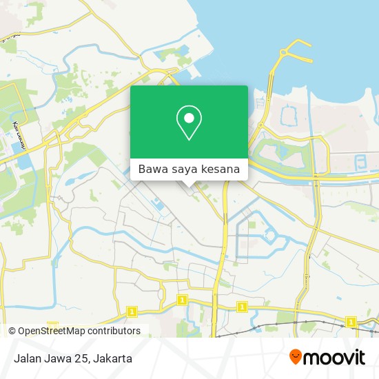 Peta Jalan Jawa 25