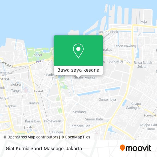 Peta Giat Kurnia Sport Massage