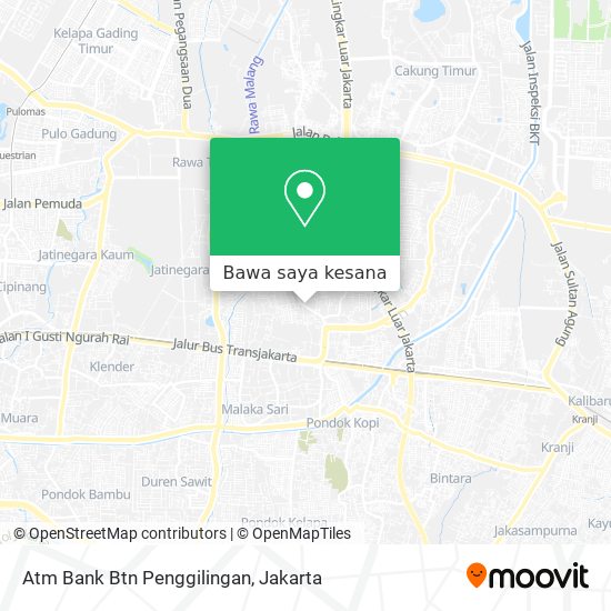Peta Atm Bank Btn Penggilingan