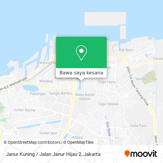 Peta Janur Kuning / Jalan Janur Hijau 2