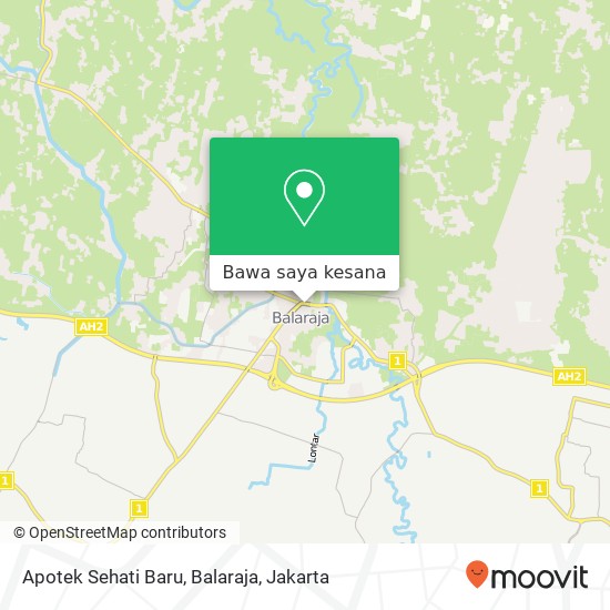 Peta Apotek Sehati Baru, Balaraja