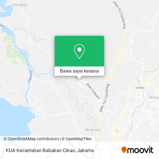 Peta KUA Kecamatan Babakan Cikao