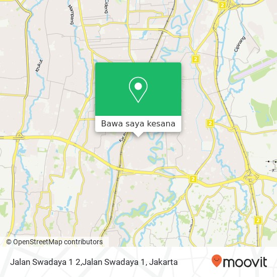 Peta Jalan Swadaya 1 2,Jalan Swadaya 1, Pasar Minggu