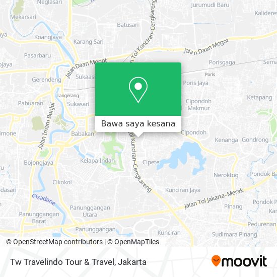 Peta Tw Travelindo Tour & Travel