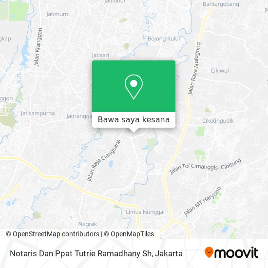 Peta Notaris Dan Ppat Tutrie Ramadhany Sh