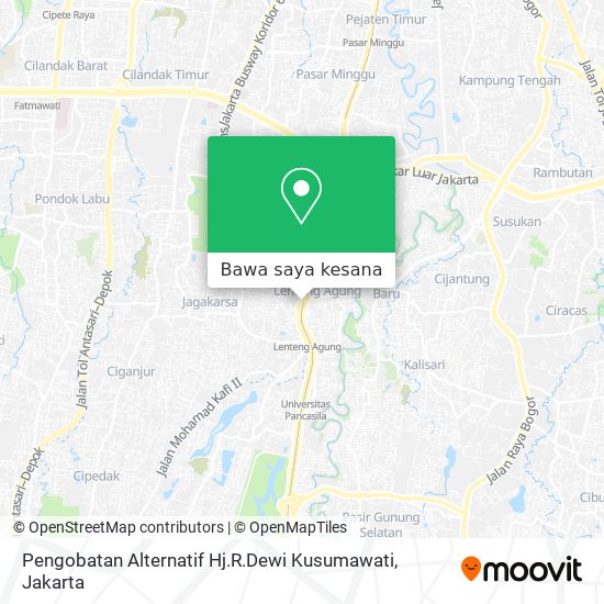 Peta Pengobatan Alternatif Hj.R.Dewi Kusumawati