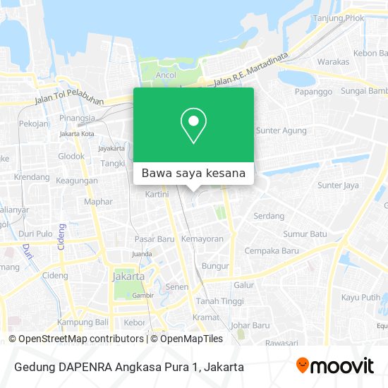 Peta Gedung DAPENRA Angkasa Pura 1