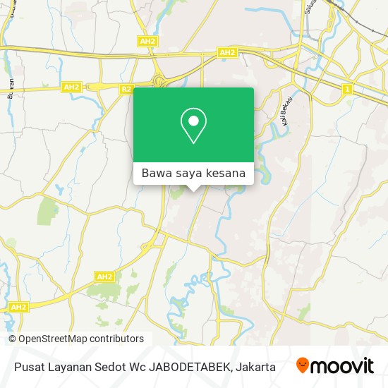 Peta Pusat Layanan Sedot Wc JABODETABEK