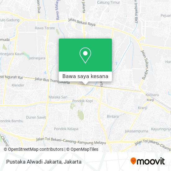 Peta Pustaka Alwadi Jakarta