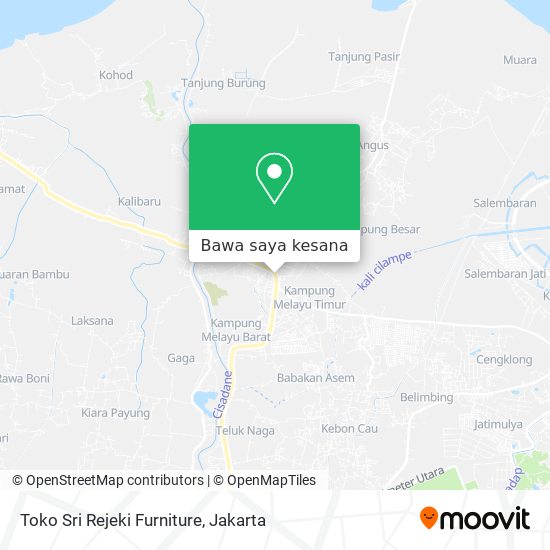 Peta Toko Sri Rejeki Furniture