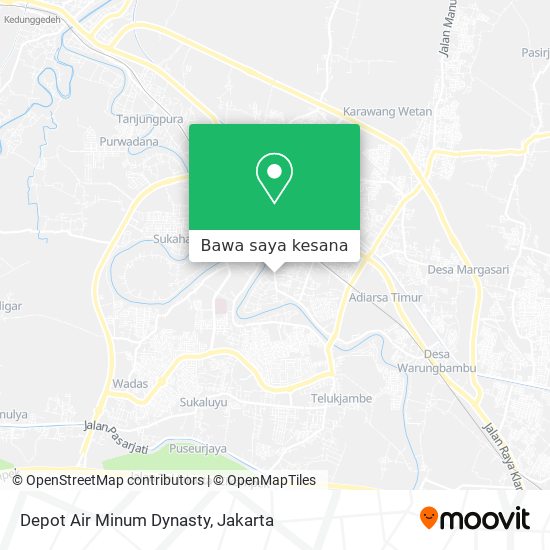 Peta Depot Air Minum Dynasty