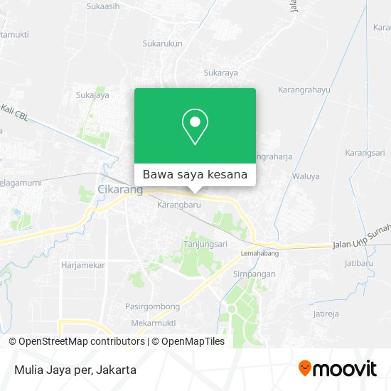 Peta Mulia Jaya per