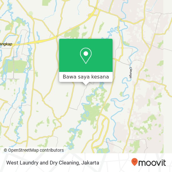 Peta West Laundry and Dry Cleaning, Jalan Rinjani I Jatiasih