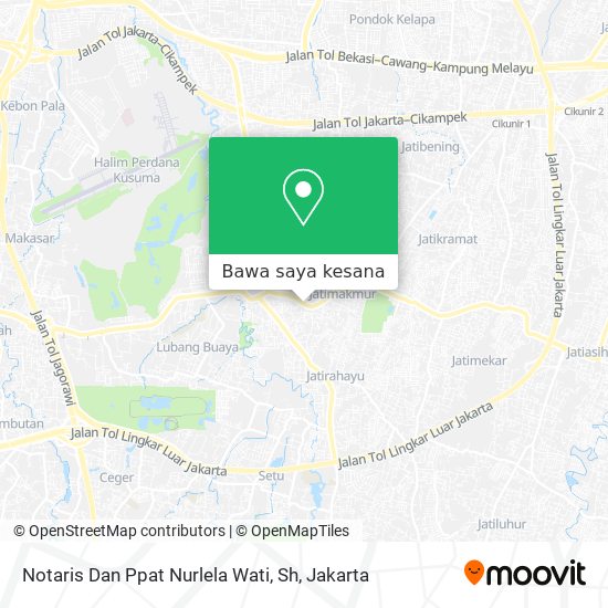 Peta Notaris Dan Ppat Nurlela Wati, Sh
