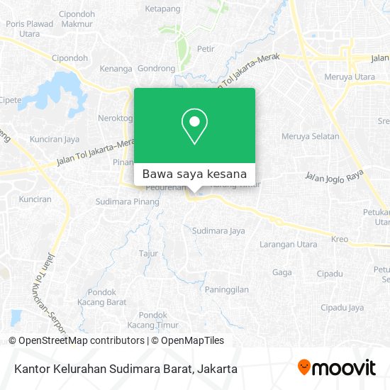 Peta Kantor Kelurahan Sudimara Barat