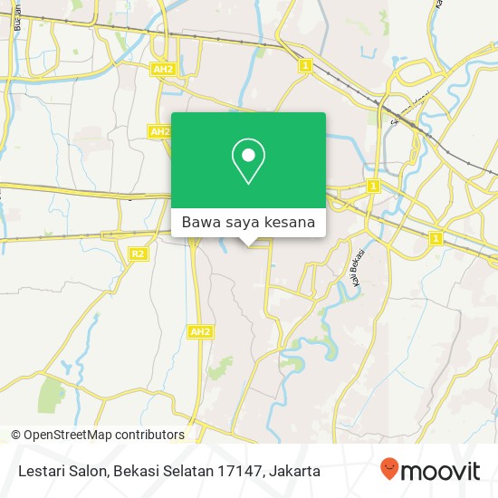 Peta Lestari Salon, Bekasi Selatan 17147