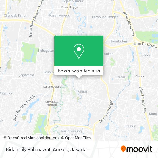 Peta Bidan Lily Rahmawati Amkeb