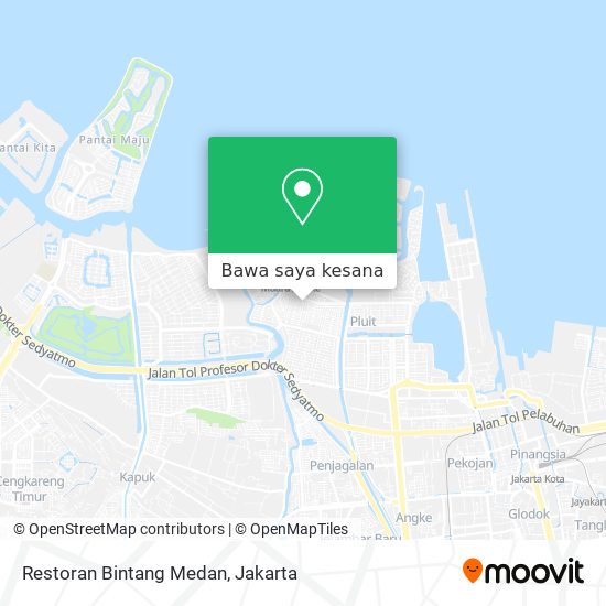 Peta Restoran Bintang Medan