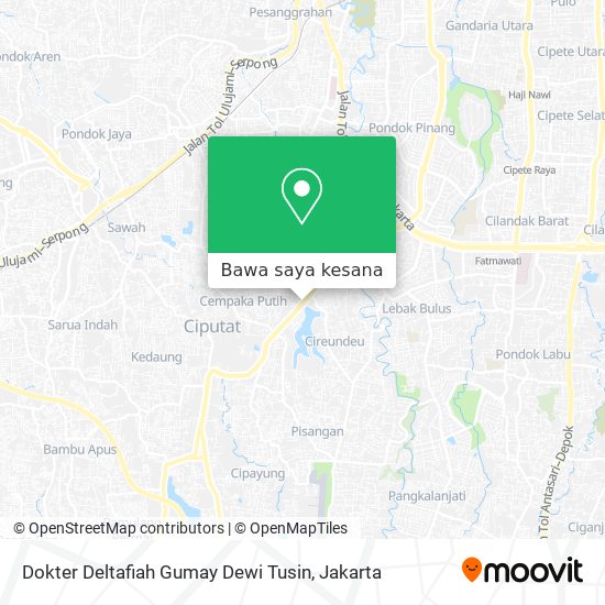 Peta Dokter Deltafiah Gumay Dewi Tusin