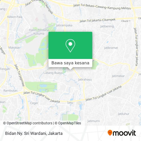 Peta Bidan Ny. Sri Wardani