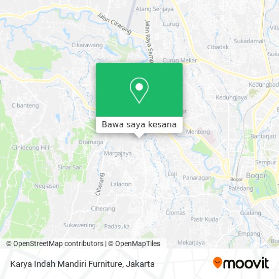 Peta Karya Indah Mandiri Furniture