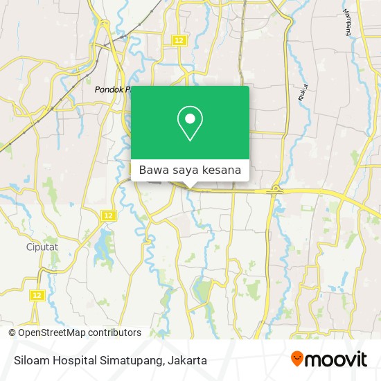 Peta Siloam Hospital Simatupang