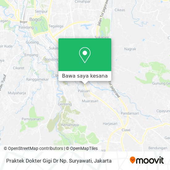Peta Praktek Dokter Gigi Dr Np. Suryawati