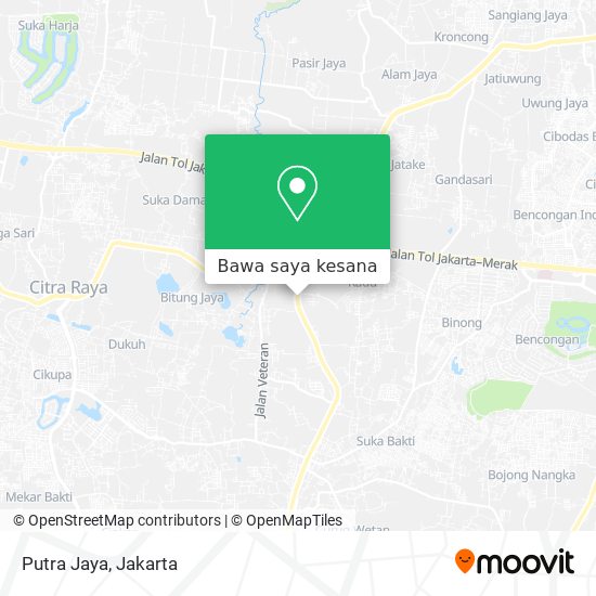 Peta Putra Jaya