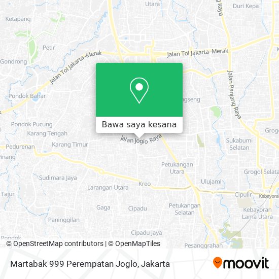 Peta Martabak 999 Perempatan Joglo