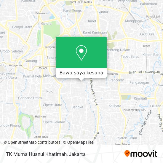 Peta TK Muma Husnul Khatimah