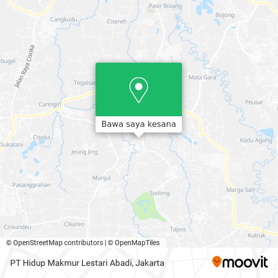 Peta PT Hidup Makmur Lestari Abadi