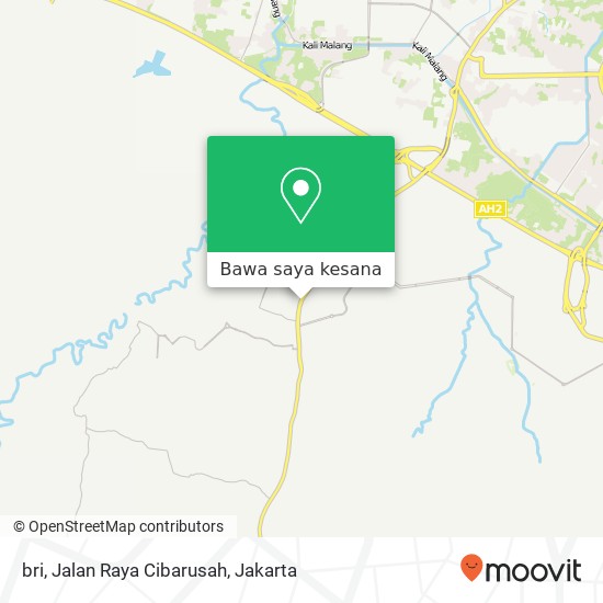 Peta bri, Jalan Raya Cibarusah