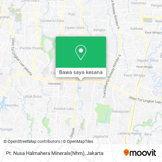 Peta Pt. Nusa Halmahera Minerals(Nhm)