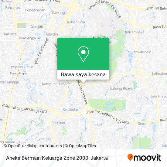 Peta Aneka Bermain Keluarga Zone 2000