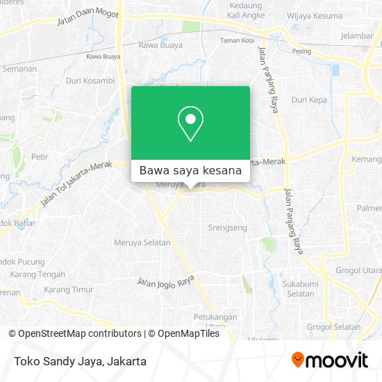 Peta Toko Sandy Jaya